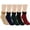 5 Colors, variant on 5 Pairs Women Fleece Lined Crew Socks Winter Warm Thick Thermal Socks for Cold Weather