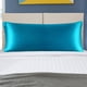 thumbnail image 3 of Funda de Almohada Satén con Cierre de Cremallera, Suaves Largas Fundas Almohada Sedosa de Lujo, Protege Cabello y Piel - 51x140cm, Azul Eléctrico, 3 of 6