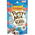 thumbnail image 2 of Purina Friskies Party Mix Cat Treats, Natural Yums with Added Vitamins, Minerals & Nutrients, Made with Real Tuna, 2.1-Ounce Resealable Pouch (Pack of 6), 2 of 5