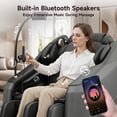 thumbnail image 5 of Real Relax Electric Massage Chair, Zero Gravity Full Body Massage Recliner Chair with 10 Fixed Rollers, Touch Screen Controller, Black, 5 of 10