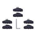 thumbnail image 3 of Baoblaze 3xV Type Bike Brake Pads Professional for Road Bike Folding Bike Mountain Bike 3 Pair, 3 of 8