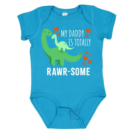 

Inktastic My Daddy is Totally Rawr-Somme Dinos Gift Baby Boy or Baby Girl Bodysuit