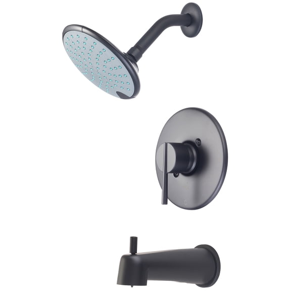 Olympia Faucets T-2384-MB I2v Tub And Shower Trim Package - Black