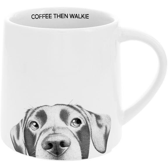 Pavilion Gift Company - Coffee Then Walkie - 17 oz Mug