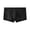 Black, variant on WIZUTIZ Mens Sexy Underwear Breathable Mesh Boxer Briefs See Through Hollow Lingerie Casual Solid Breathable Waist Underwear Panties