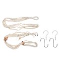 thumbnail image 2 of 1 set of Cotton Rope Plant Hanger Flower Pots Net Woven Flower Pots Basket, 2 of 8