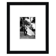 Americanflat 11x14 Black Picture Frame - Displays 5x7 Photos with Mat or 11x14 Photos Without Mat