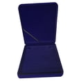 thumbnail image 3 of KLKCMS Boîte à Colliers en Velours Plateau de Rangement Portable pour Bijoux Bleu Foncé, 3 of 6