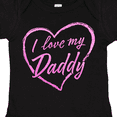 thumbnail image 4 of Inktastic I Love My Daddy in Pink Chalk Heart Boys or Girls Baby Bodysuit, 4 of 5