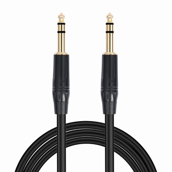 1/4 Inch Cable 6.35mm to 6.35mm Instrument Cable 1/4 Inch Guitar Instrument Cable 6.35mm Mono Jack 1/4" TS Cable