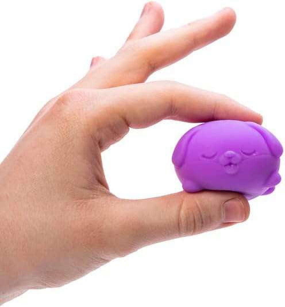 Schylling NeeDoh Teenie Funky Pups Stress Squeezable Sensory Ball Toy (3 Count)