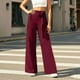 thumbnail image 1 of WILLBEST Pantalones Casuales de Mujer, Pantalones de Pierna Ancha con Lazo para Una Comodidad Versátil y Un Estilo Cotidiano. Chica, 1 of 4