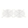 thumbnail image 2 of PC Fan Grill Filter Metal Finger Guard Protector 120mm Dia Silver 6pcs, 2 of 2