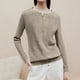 thumbnail image 5 of Camisas de manga larga,Camiseta de manga larga con cuello en V y cremallera para mujer, top informal de poliéster, ligera y cómoda, blusa de moda de otoño, sopatenor, 5 of 7