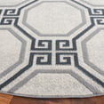 thumbnail image 3 of SAFAVIEH Odyssey Eadaoin Trellis Area Rug, Ivory/Grey, 6'7" x 6'7" Round, 3 of 8