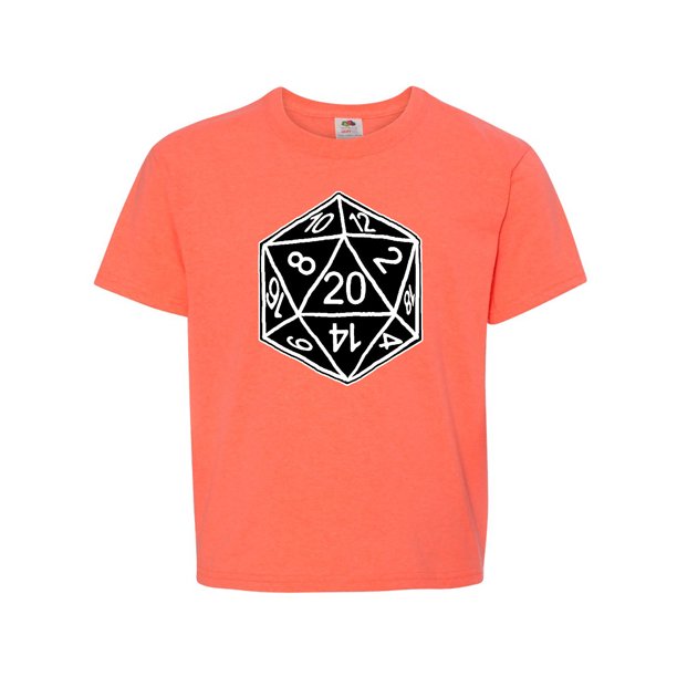 20 Sided Black Dice Youth TShirt