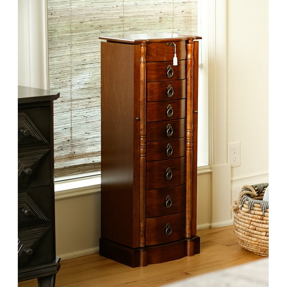 Locking Jewelry Armoire