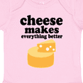 thumbnail image 4 of Inktastic Cheese Makes Everything Better Boys or Girls Baby Bodysuit, 4 of 5