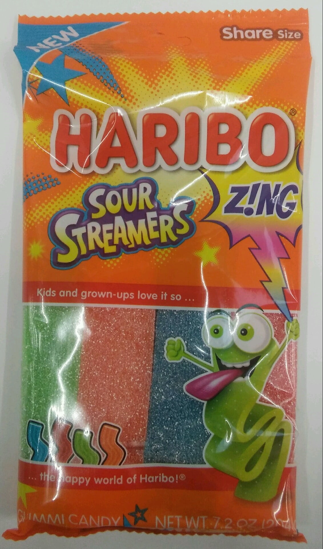 Haribo Z!NG Sour Streamers Chewy Candy 7.2oz BrickSeek