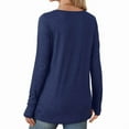 thumbnail image 4 of Ronuti Long Sleeve Shirts for Women Tunic Tops Thumb Hole Oversized Tshirts Fall Outfits, 4 of 8