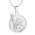 thumbnail image 2 of Personalize Cremation Urn Pendant Necklace for Cremation Ashes Urn Necklace Lockets for Human Ashes Memorial Jewelry, 2 of 6