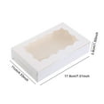 thumbnail image 4 of Shoreew 30Pcs Kraft Bakery Box with Clear Window Food Grade BPA Free Multipurpose Bakery Candy Box Pastry Display Case, 4 of 6