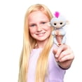 thumbnail image 4 of Fingerlings - Interactive Baby Monkey - Sophie (White with Pink Hair) By WowWee, 4 of 7