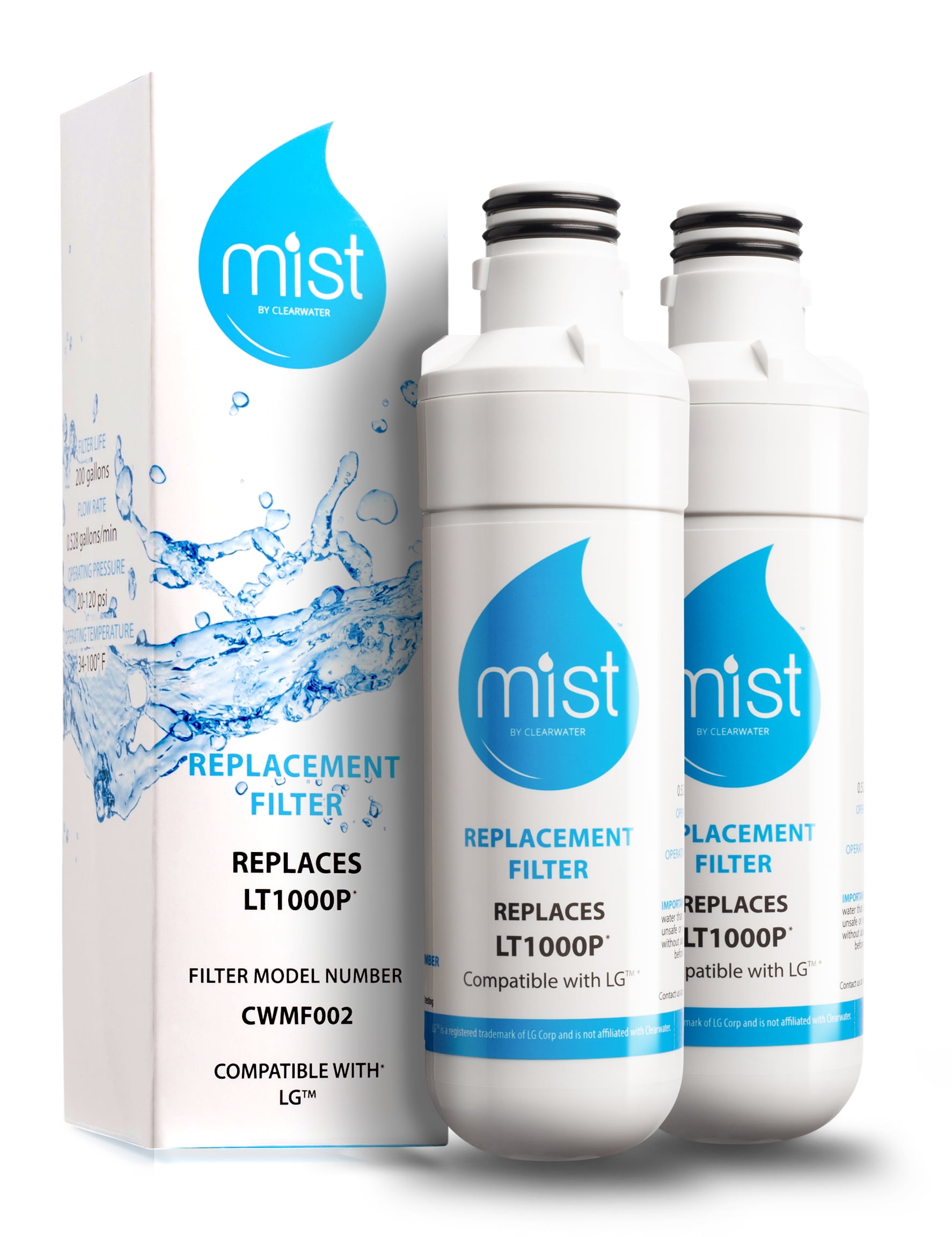 LG LT1000P Water Filter Replacement, Compatible LG Models ADQ747935