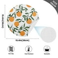thumbnail image 2 of Ryvnso Orange Fruits Round Plate Mats Dining Table Placemat Set of 4 for Holiday Decoration, 2 of 7