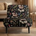 thumbnail image 2 of HELLHERO Cooling Armless Chair Slipcover Dustproof Stain Protection Armless Accent Chair Soft Cover for Home, Mushroom Pattern, 2 of 8