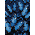 thumbnail image 3 of Blue Butterfly Themed Background Banner Party Decorations Backdrop Photography Props for Birthday Celebrations Valentine Day Events and General Parties, 3 of 7