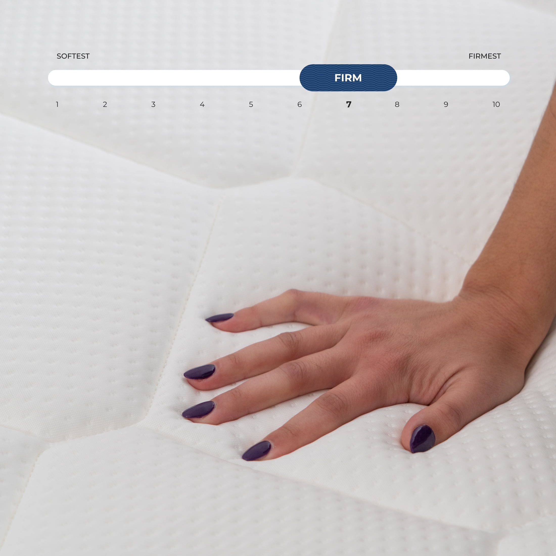 Brooklyn Bedding Standard 10" Twin Firm Hybrid Mattress with Cooling Cover