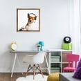thumbnail image 2 of Stupell Industries Gaming Dog with Headset Animals Painting Brown Floater Framed Canvas Art Print Wall Art, 25 x 25, 2 of 9