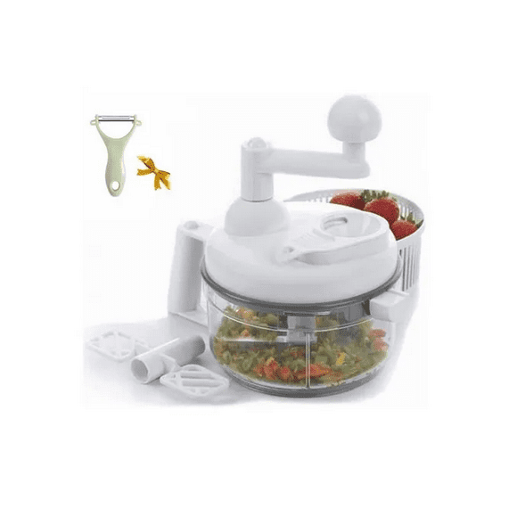 Cortador De Verdura Salsa Master Original Picador Manual Xtellar blanco