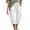 #08 White 【Mix, Match & Rotate: Stock Up on Daily Colors】, variant on Womens Cargo Capri Pants, Elastic Waist Drawstring Cropped Pants with Multi Pockets, Outdoor, Walking Casual Workout Wear | VerBelle,Army Green L