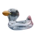 thumbnail image 4 of xiaxaixu Inflatable Swim Ring Transparent Duck Shape Swimming Seat Ring, 4 of 6