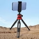 thumbnail image 3 of Desktop Tripod Portable Vlog Selfie Stick with 360° Ball Head Red, 3 of 5