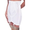 thumbnail image 1 of Rago Womens Extra Firm Shaping Open Bottom Girdle, 4X38, White, 1 of 4