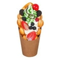 Green Jam Egg Waffle Ice Cream Model Ice Cream Food Food Fake Egg