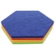 thumbnail image 2 of Tablero de anuncios de fotos de fieltro hexagonal de 4 piezas Tablero de anuncios de pared de fieltro, 2 of 6