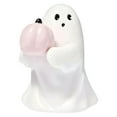 thumbnail image 7 of LAMIRO Ghost Hold Pumpkin Figurines, Halloween Ghost Decorations Figurine, Cute Ghost with Bat Spooky Statue, Halloween Ghost Ornaments, Spooky Ghost Sculpture Gift for Halloween Office Kitchen Decor, 7 of 7