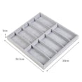 thumbnail image 3 of Colcolo Sunglasses Organizer, 10 Grids Sunglasses Tray Display Case ,Wood Eyeglasses Storage Flannel for Men Women, 3 of 7