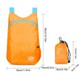 thumbnail image 2 of Bolso de hombro plegable Correas de hombro más anchas Mochila de lona de viaje para hombres y mujeres, 2 of 7