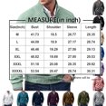 thumbnail image 3 of Mens Zip Sweater Stand Collar Solid Color Long Sleeve Knit Pullover Fall Winter Soft Ribbed Hem Casual Knit Jumper Tops Mint Green XL, 3 of 5
