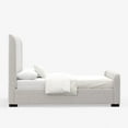 thumbnail image 4 of Alpine Furniture Adele Upholstered California King Platform Bed in Beige, 4 of 9