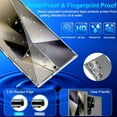 thumbnail image 6 of [2+2 Pack] for Samsung Galaxy S24 Ultra Screen Protector, 9H Tempered Glass, Ultrasonic Fingerprint Compatible, HD Clear Case Friendly for Samsung S24 Ultra Glass Screen Protector 5G, 6 of 7