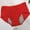 Red, variant on TEVEQ Period Underwear for Women Leak Proof Menstrual Panties,Comfort Incontinence Protective Briefs,Postpartum Underwear Leak Proof Menstrual Women Underwear Physiological Waist Pants Black L