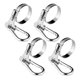 thumbnail image 4 of 4x Anillos para Asta de Bandera, Clips para Asta de Bandera, Piezas de Fácil Instalación, Clips para de Bandera, Anillos de Ojal, Abrazaderas para de Estilo B, 4 of 9