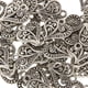 thumbnail image 3 of Un juego de 50 colgantes decorativos de moda para collares y pulseras. Plata, 3 of 9