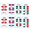 style 4, variant on Christmas Nail Wraps, Nail Cute Gel Nail Stickers Self Adhesive Manicure